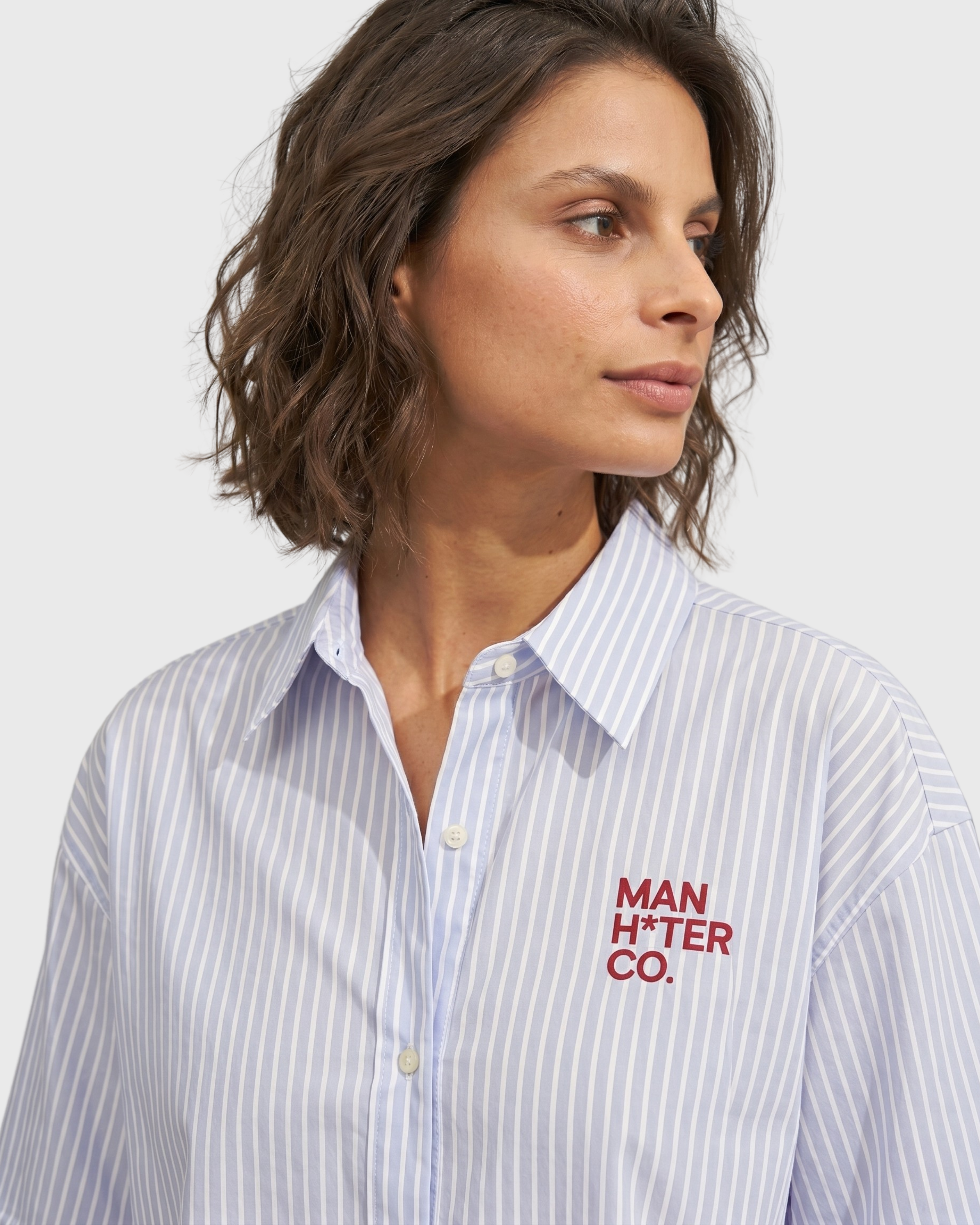 The Man Hater Co. began with a simple insight: women often have thoughts, reactions, and opinions that never make it into spoken conversation. The brand was created to turn those unsaid inner thoughts into wearable typography.