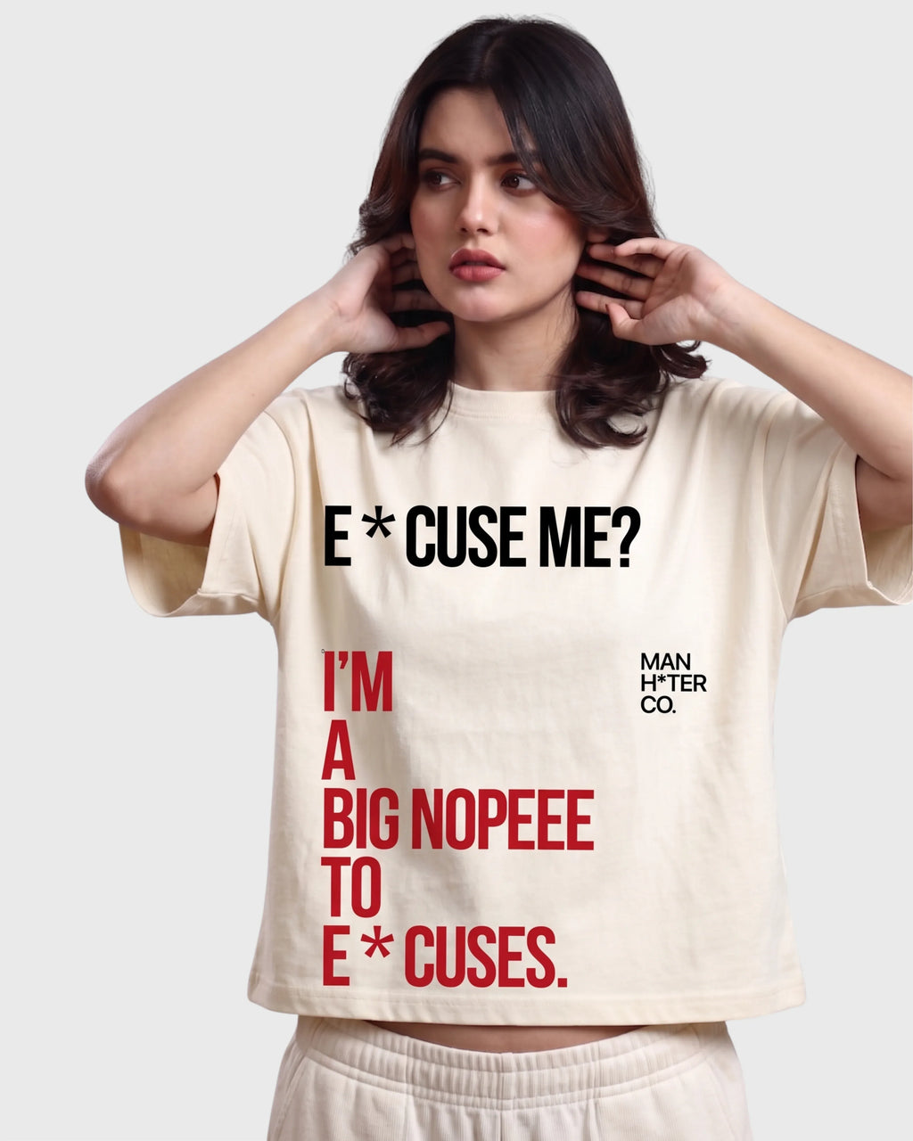 The Excuse Boxy Tee