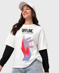 The Offline Oversized Sleeve Tee