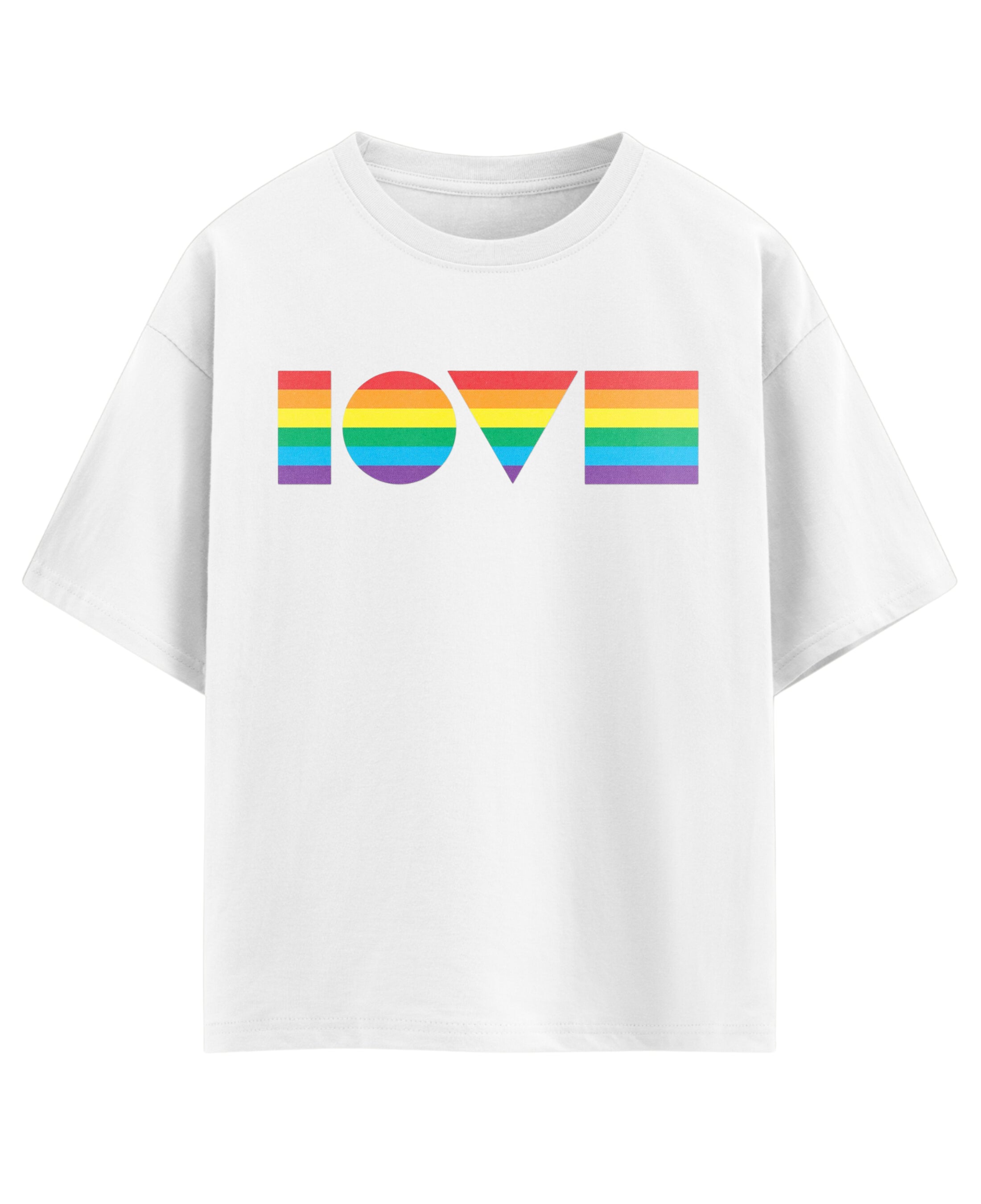 White Oversized T-shirt Front Design