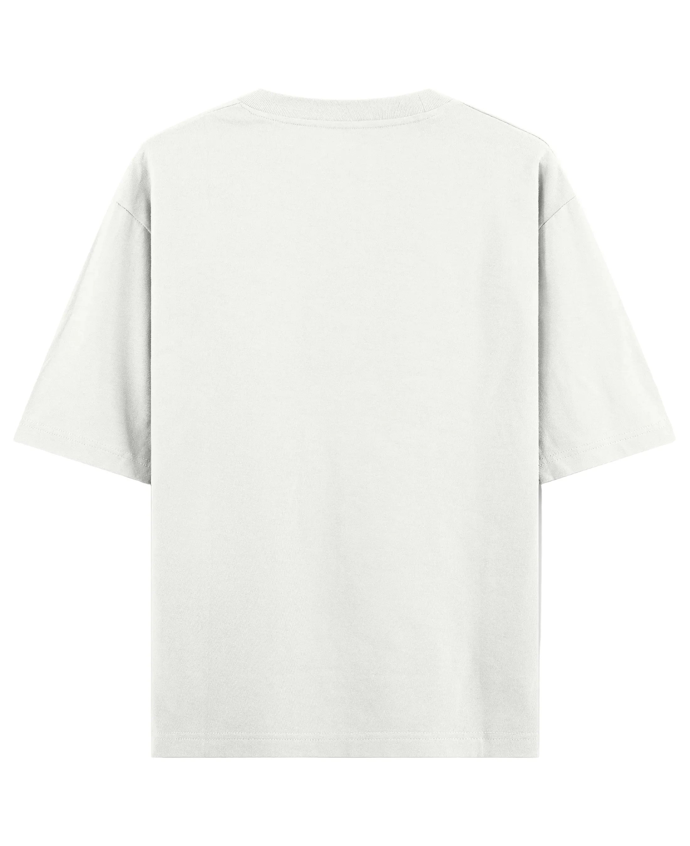 Off White Oversized T-shirt Back Design