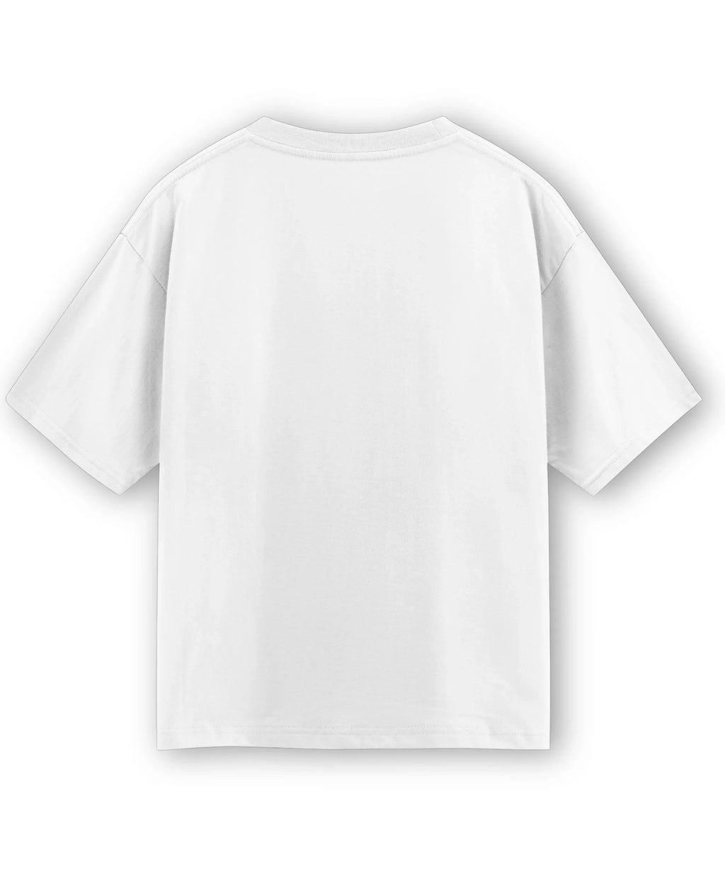 White Oversized T-shirt Back Design