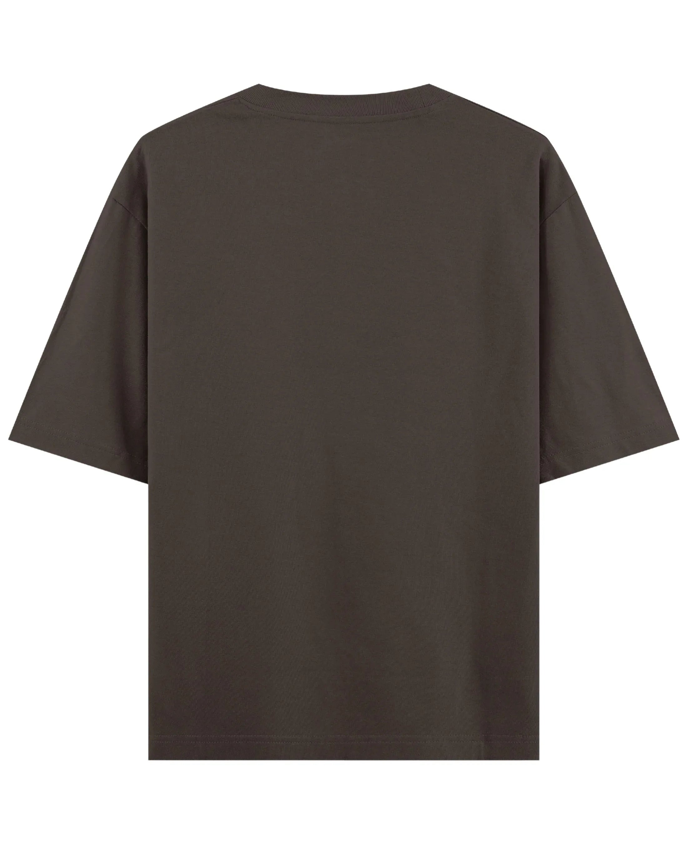 Coffee Oversized T-Shirt Back Design