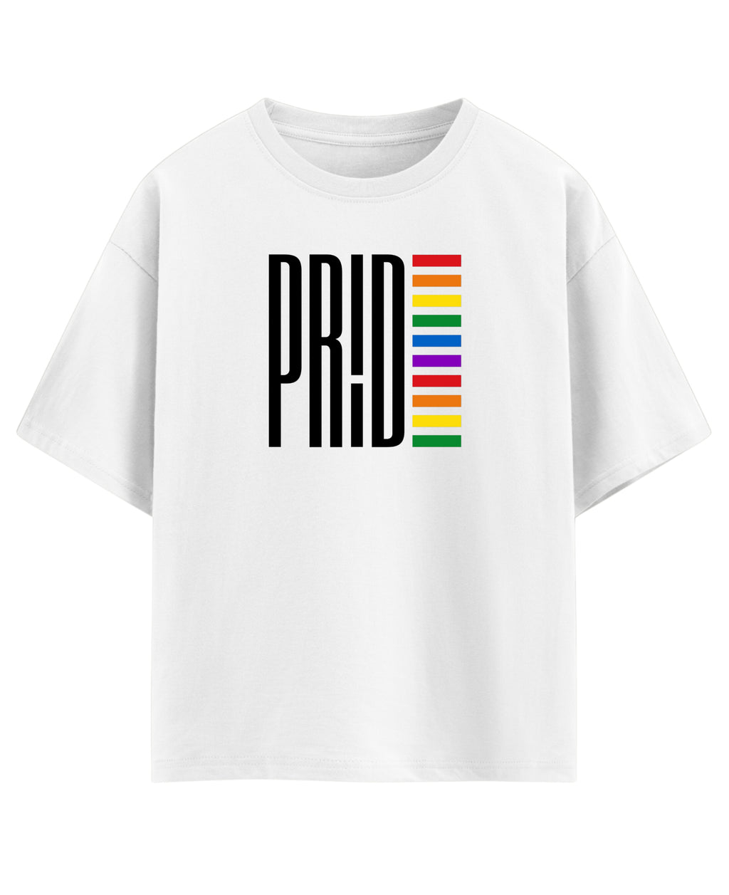 White Oversized T-shirt Front Design