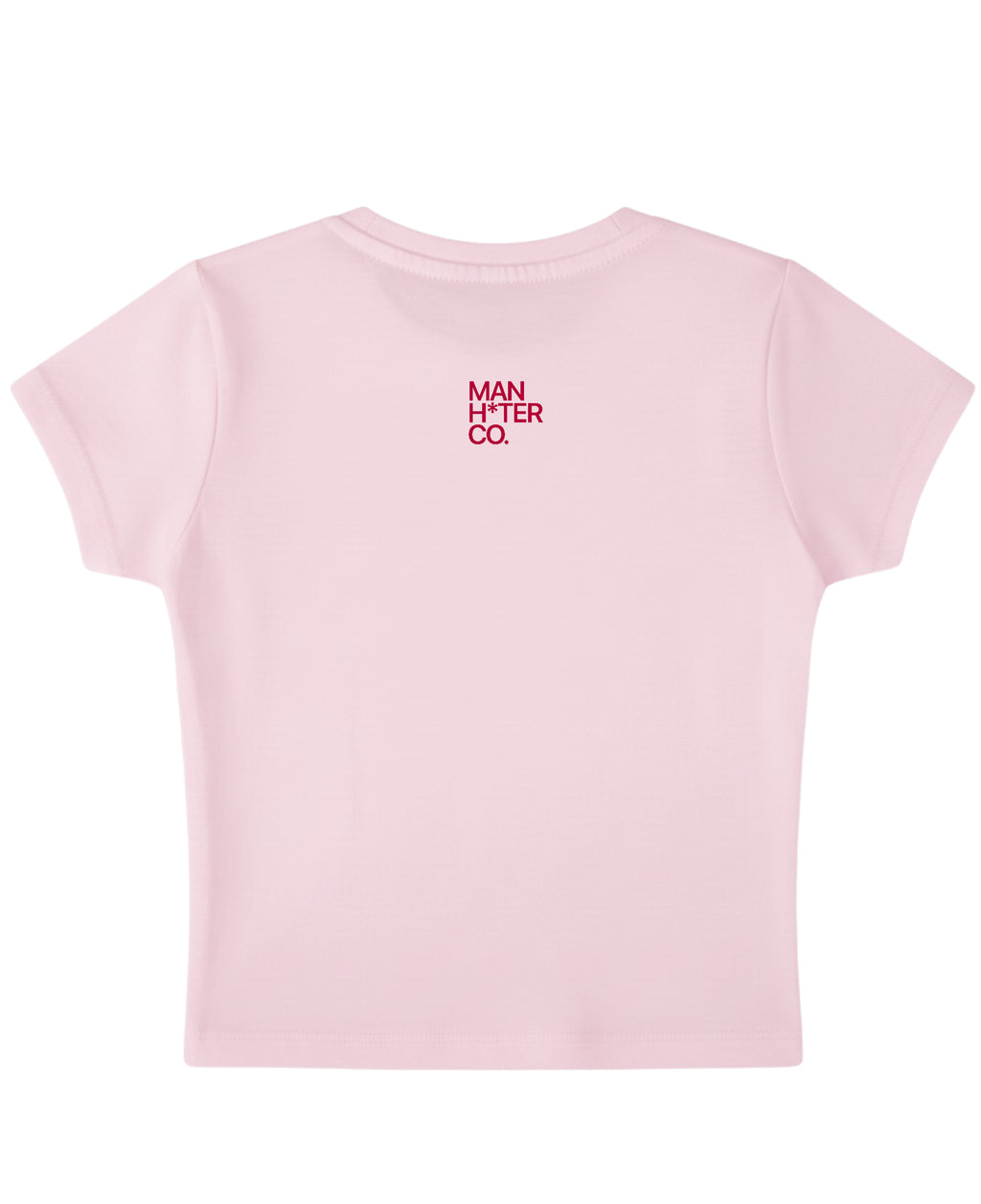 Baby Pink Baby Tee Back Design