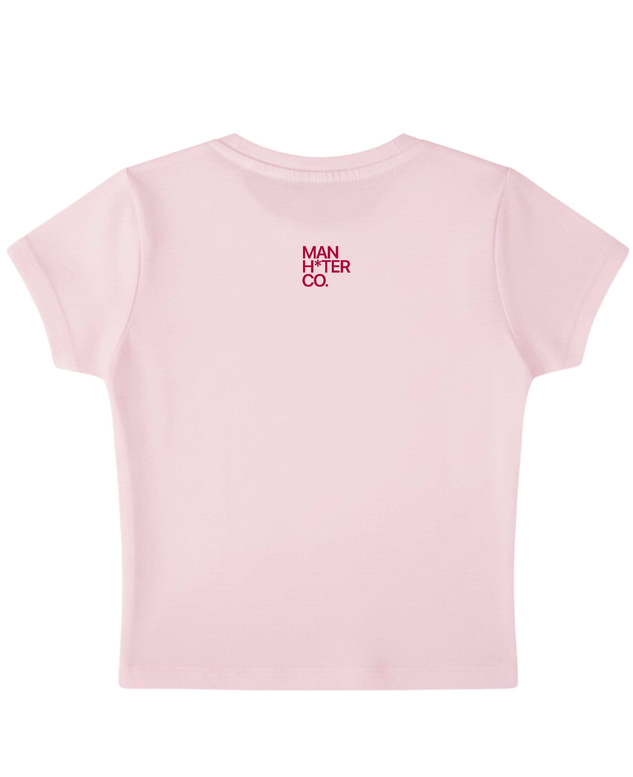 Baby Pink Baby Tee Back Design