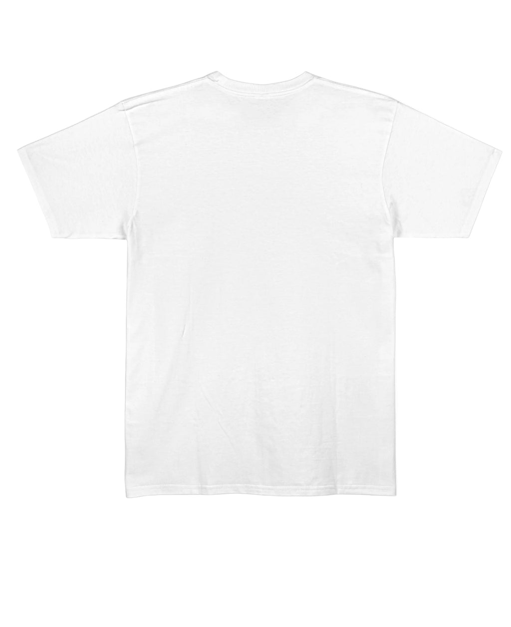 White Regular Fit T-shirt Back Design