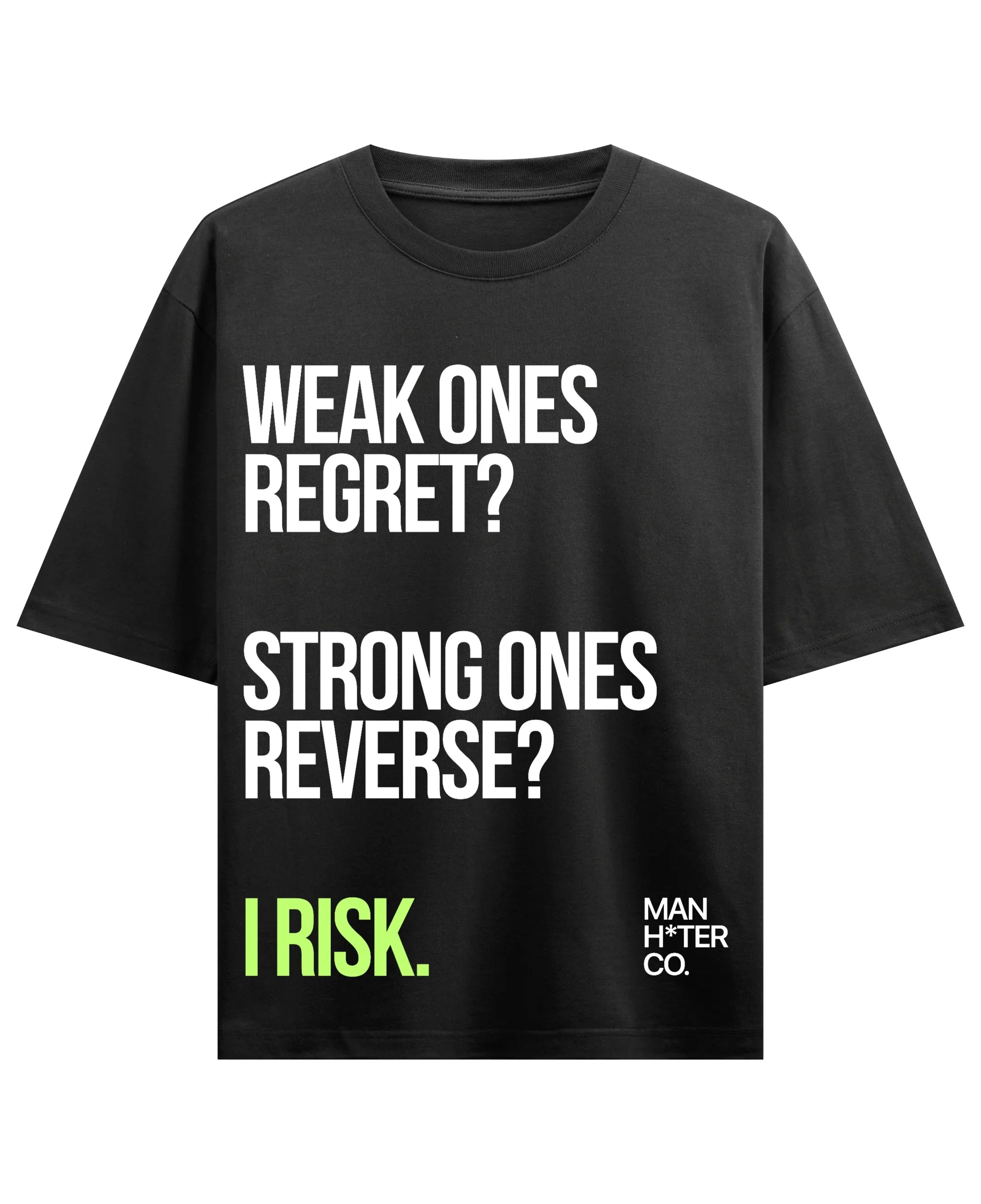Black Oversized T-shirt Front Design