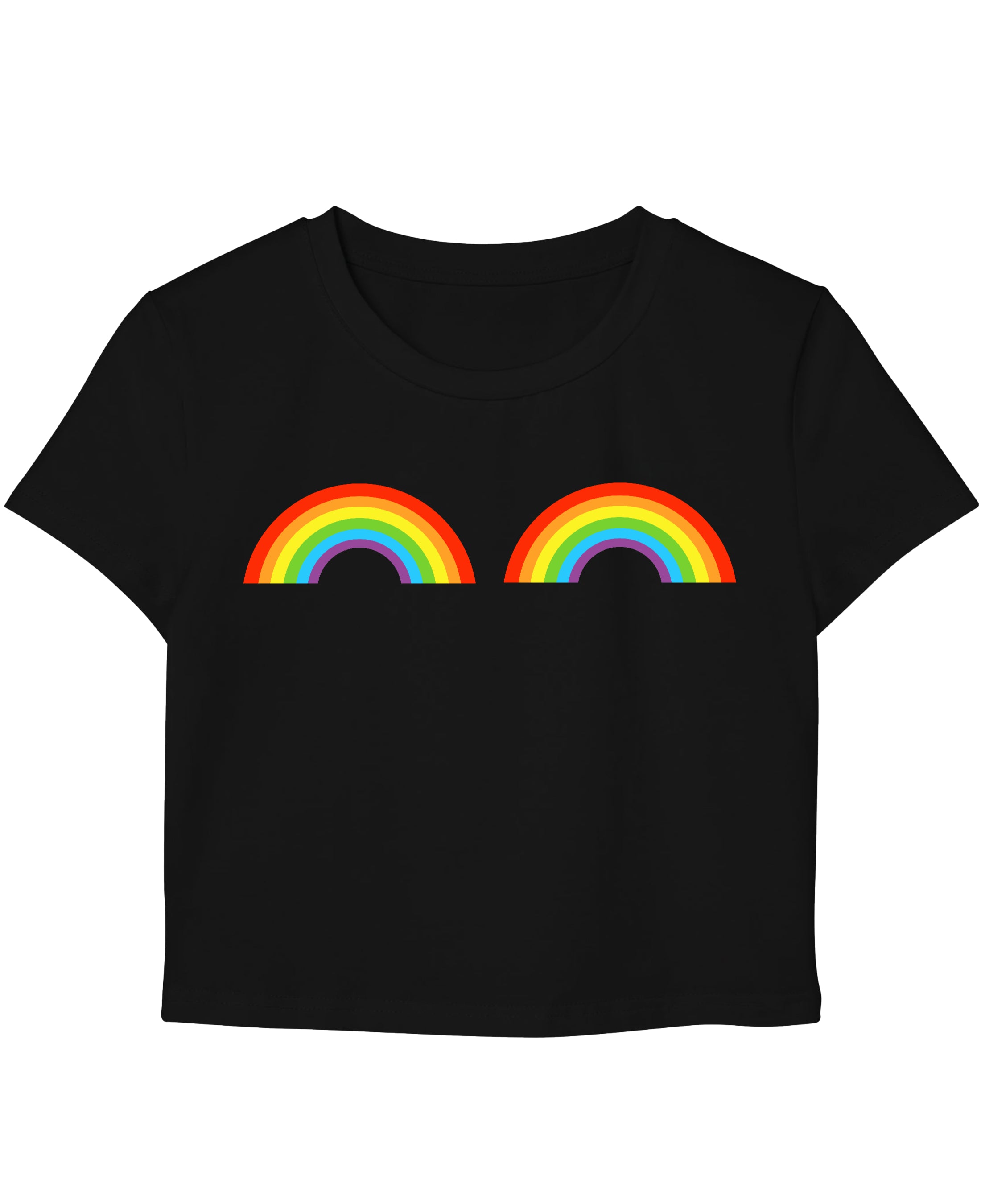 Black Baby Tee Front Design