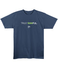 Navy Blue Regular Fit T-shirt Front Design