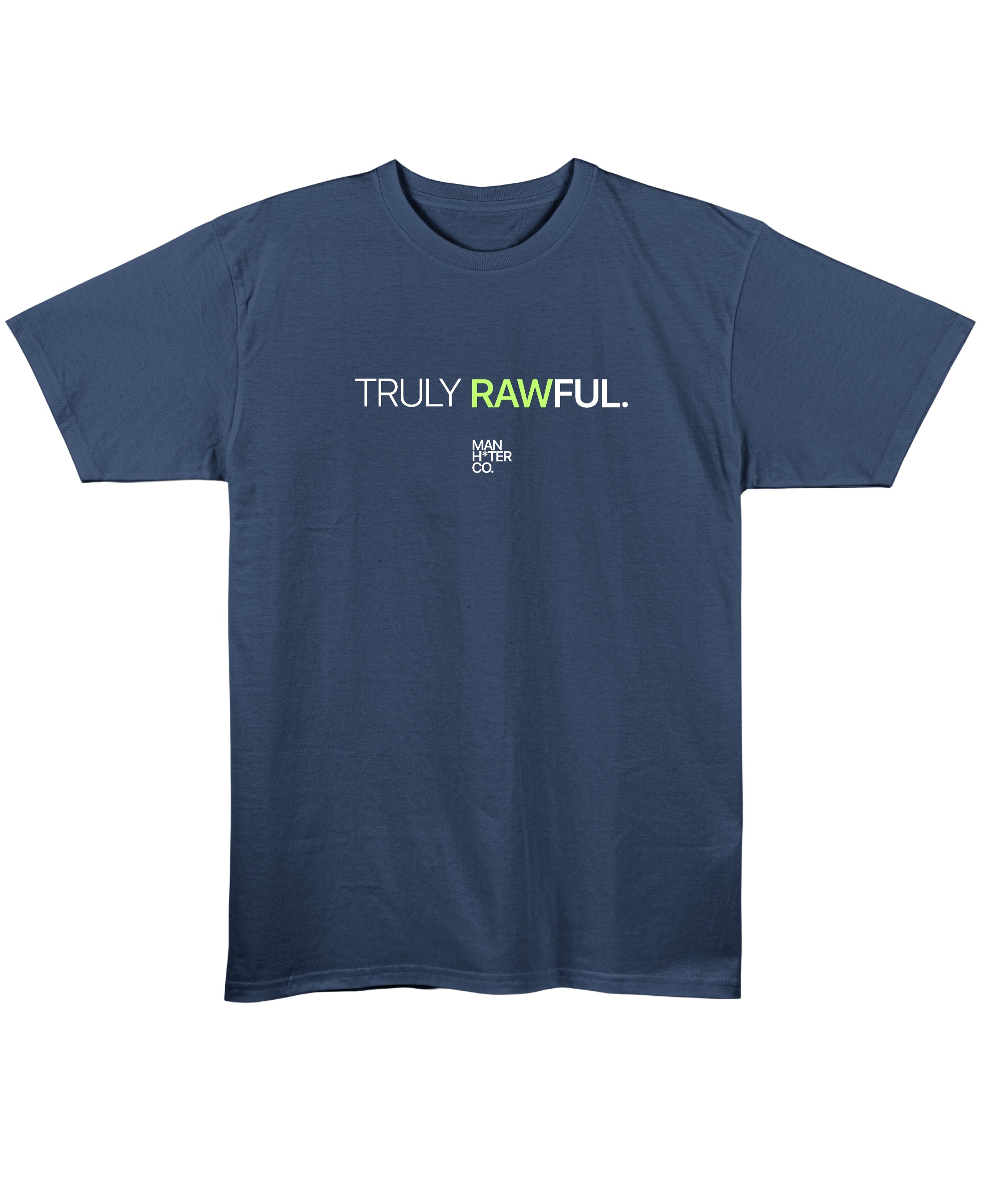 Navy Blue Regular Fit T-shirt Front Design